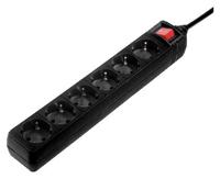 Hama 137266 power uitbreiding 6 AC-uitgang(en) Binnen Zwart