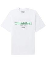 VTMNTS t-shirt à logo imprimé - Blanc - thumbnail