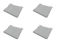 Zitkussen Universeel 40x40 cm Panama Lichtgrijs (4 stuks) Madison - Madison