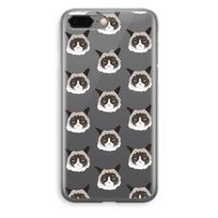 It's a Purrr Case: iPhone 8 Plus Transparant Hoesje