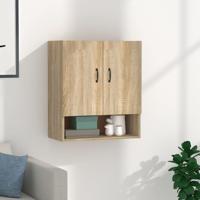 Wandkast 60x31x70 cm bewerkt hout sonoma eikenkleurig Wandkast 60x31x70 cm bewerkt hout sonoma eikenkleurig