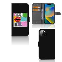 iPhone 14 Plus | Wallet Case | met Pasjes | Popart Princess