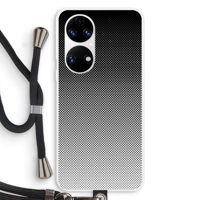 Musketon Halftone: Huawei P50 Transparant Hoesje met koord
