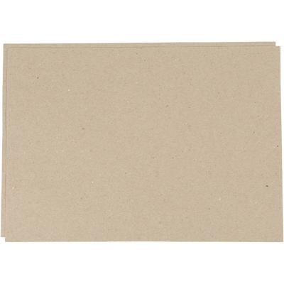 Creativ Company Kraft-papier, a3, vel 297x420 mm, 135 gr, grijs bruin, 500 vel/ 1 doos