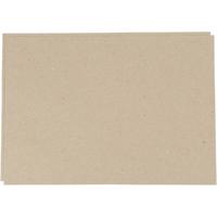 Creativ Company Kraft-papier, a3, vel 297x420 mm, 135 gr, grijs bruin, 500 vel/ 1 doos