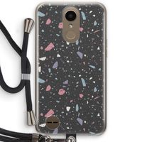 Terrazzo N°16: LG K10 (2017) Transparant Hoesje met koord