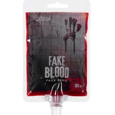Boland Carnaval/halloween nepbloed infuus - zak vol - 100 ml - griezel/thema feesten