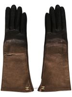 CHANEL Pre-Owned gants CC à effet dégradé (2018) - Marron - thumbnail