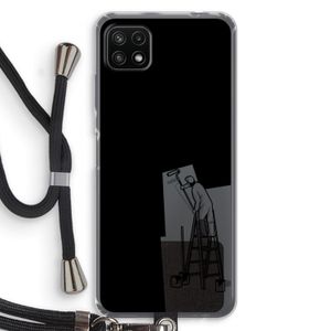 Musketon Painter: Samsung Galaxy A22 5G Transparant Hoesje met koord
