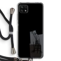 Musketon Painter: Samsung Galaxy A22 5G Transparant Hoesje met koord