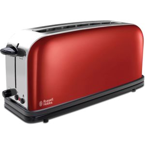 Russell Hobbs Flame Red 2 snede(n) Rood, Roestvrijstaal