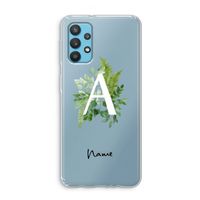 Green Brush: Samsung Galaxy A32 4G Transparant Hoesje
