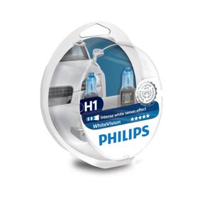Philips WhiteVision Type lamp: H1, verpakking van 2+2, koplamp voor auto