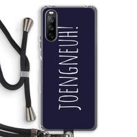 Joengneuh!: Sony Sony Xperia 10 III Transparant Hoesje met koord