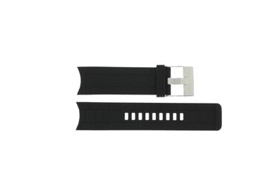 Horlogeband Diesel DZ1777 Silicoon Zwart 24mm