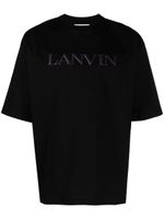 Lanvin t-shirt en coton à logo appliqué - Noir - thumbnail