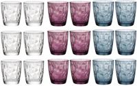 Bormioli Rocco Glazenset - Waterglazen - Tumblers - Diamond 300 ml - 18 Stuks Bormioli Rocco Glazenset - Waterglazen - Tumblers - Diamond 300 ml - 18 Stuks