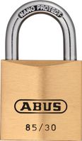 ABUS Cilinderhangslot | breedte slotlichaam 30 mm | messing gelijksluitend 0402 | 1 stuk - 2444 2444