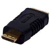 Valueline VC-012G kabeladapter/verloopstukje HDMI A (F) mini HDMI C (M) Zwart