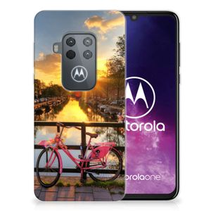 Motorola One Zoom Siliconen Back Cover Amsterdamse Grachten