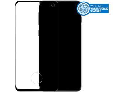 Mobilize Mobilize Edge-To-Edge Glass Screen Protector Samsung Galaxy S10 Black Edge Glue
