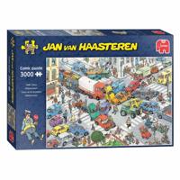 Jan Van Haasteren legpuzzel - traffic chaos, 3000st.