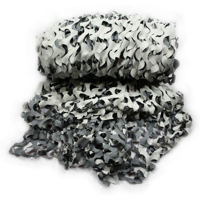 Voordeelset van 3x stuks camouflage netten zwart/wit/grijs 3 x 2,4 meter