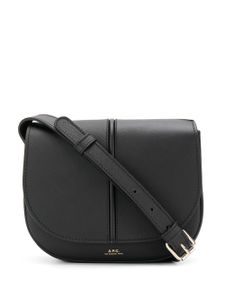 A.P.C. sac à bandoulière à logo - Noir