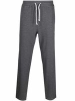 Brunello Cucinelli pantalon de jogging à taille à lien de resserrage - Gris