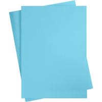 Creativ Company Gekleurd karton, a2, vel 420x594 mm, 180 gr, lichtblauw, 10 vel/ 1 doos