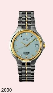 Horlogeband Certina C11571351117A / C605007576 Titanium Bi-Color