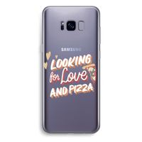 Pizza is the answer: Samsung Galaxy S8 Plus Transparant Hoesje