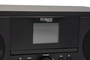 Technaxx TX-187 Internetradio met CD-speler DAB+, FM, Internet CD, AUX, Bluetooth, Radio-opname, USB, WiFi, Internetradio Incl. afstandsbediening Zwart