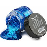 Superstar Glittergel voor lichaam/haar en gezicht - blauw - 15 ml   -