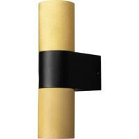 Konstsmide Temi 7667-758 Buitenlamp (wand) GU10 14 W Zwart/goud Konstsmide Temi 7667-758 Buitenlamp (wand) GU10 14 W Zwart/goud