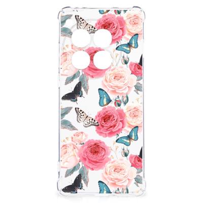OnePlus 12 Case Butterfly Roses OnePlus 12 Case Butterfly Roses