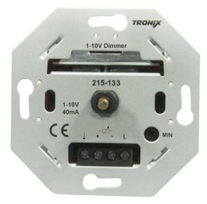 Tronix LED dimmer universeel 1-10V 215-133 met ingebouwde schakelaar drukbediening universeel