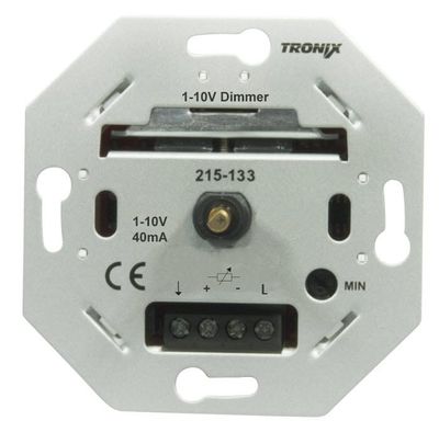 Tronix LED dimmer universeel 1-10V 215-133 met ingebouwde schakelaar drukbediening universeel