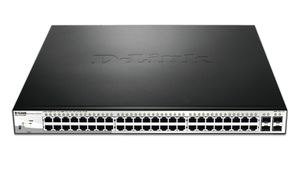 D-Link DGS-1210-52MP netwerk-switch Managed L2 Gigabit Ethernet (10/100/1000) Power over Ethernet (PoE) 1U Zwart