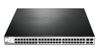 D-Link DGS-1210-52MP netwerk-switch Managed L2 Gigabit Ethernet (10/100/1000) Power over Ethernet (PoE) 1U Zwart - thumbnail
