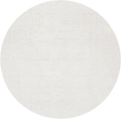 Karpet24 Loft - Luxe, Fluweelzacht Effen Vloerkleed in Cream, Modern & Stijlvol-Ø 200 cm rond