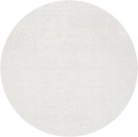 Karpet24 Loft - Luxe, Fluweelzacht Effen Vloerkleed in Cream, Modern & Stijlvol-Ø 200 cm rond