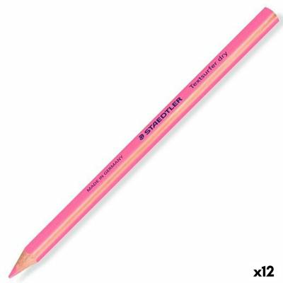 Fluoriscerende Markeerstift Staedtler Textsurfer Dry Roze (12 Stuks)