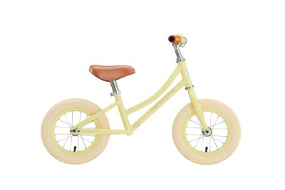 EXCELSIOR loopfiets "retro runner" (#1) runner excels. retro 12" light yellow