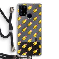 Waterijsjes: Samsung Galaxy M31 Transparant Hoesje met koord