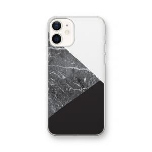 Combinatie marmer: iPhone 12 Transparant Hoesje