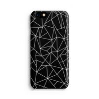 Geometrische lijnen wit: iPhone 8 Volledig Geprint Hoesje