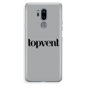 Topvent Grijs Zwart: LG G7 Thinq Transparant Hoesje