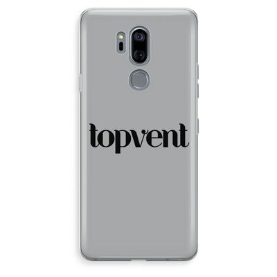 Topvent Grijs Zwart: LG G7 Thinq Transparant Hoesje