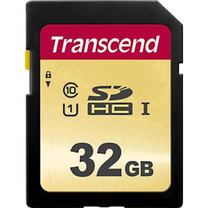 Transcend Premium 500S SDHC-kaart 32 GB Class 10, UHS-I, UHS-Class 1